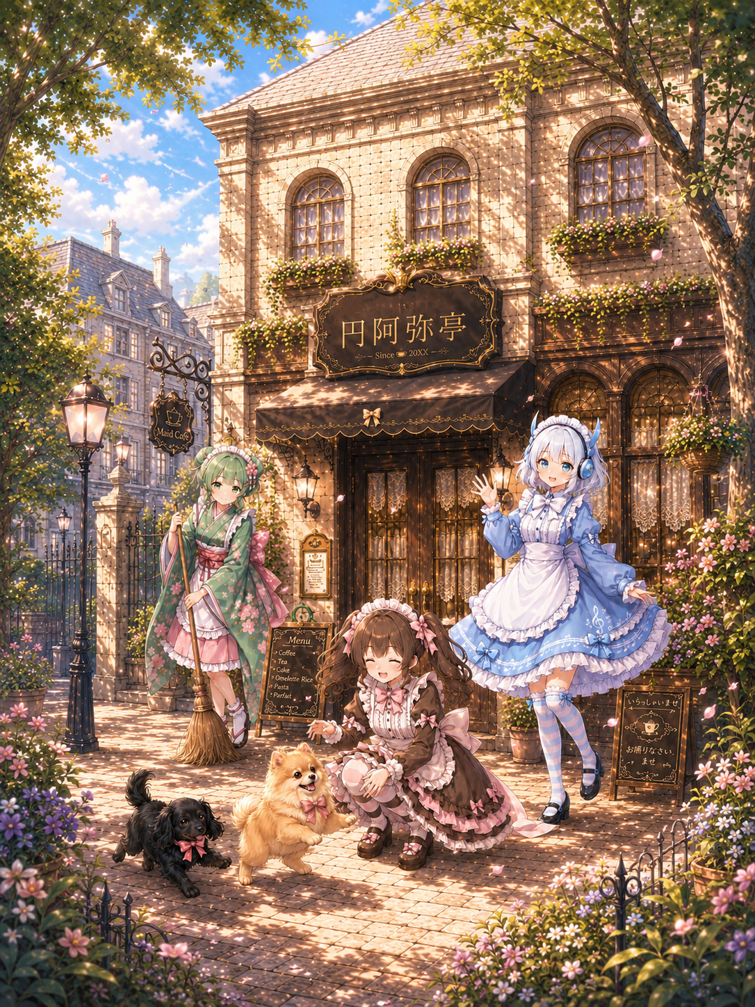 メイドさんのいる喫茶店 キービジュアル
